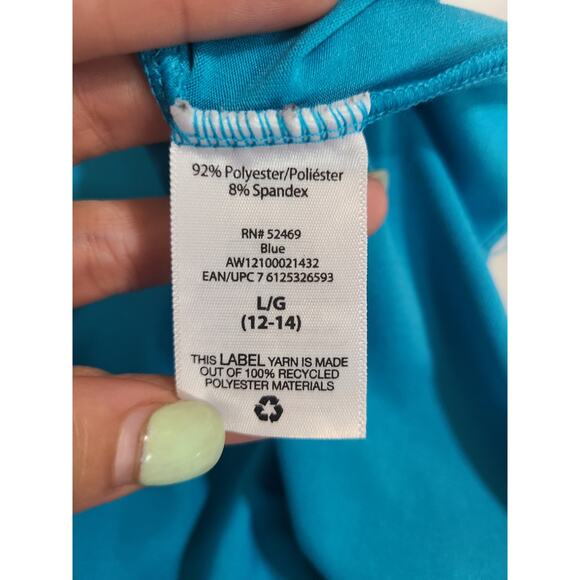 Athletic works large 12-14 women's blue athletic tank top - Picture 4 of 7